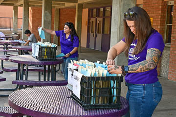 Staff are on site this morning to help.